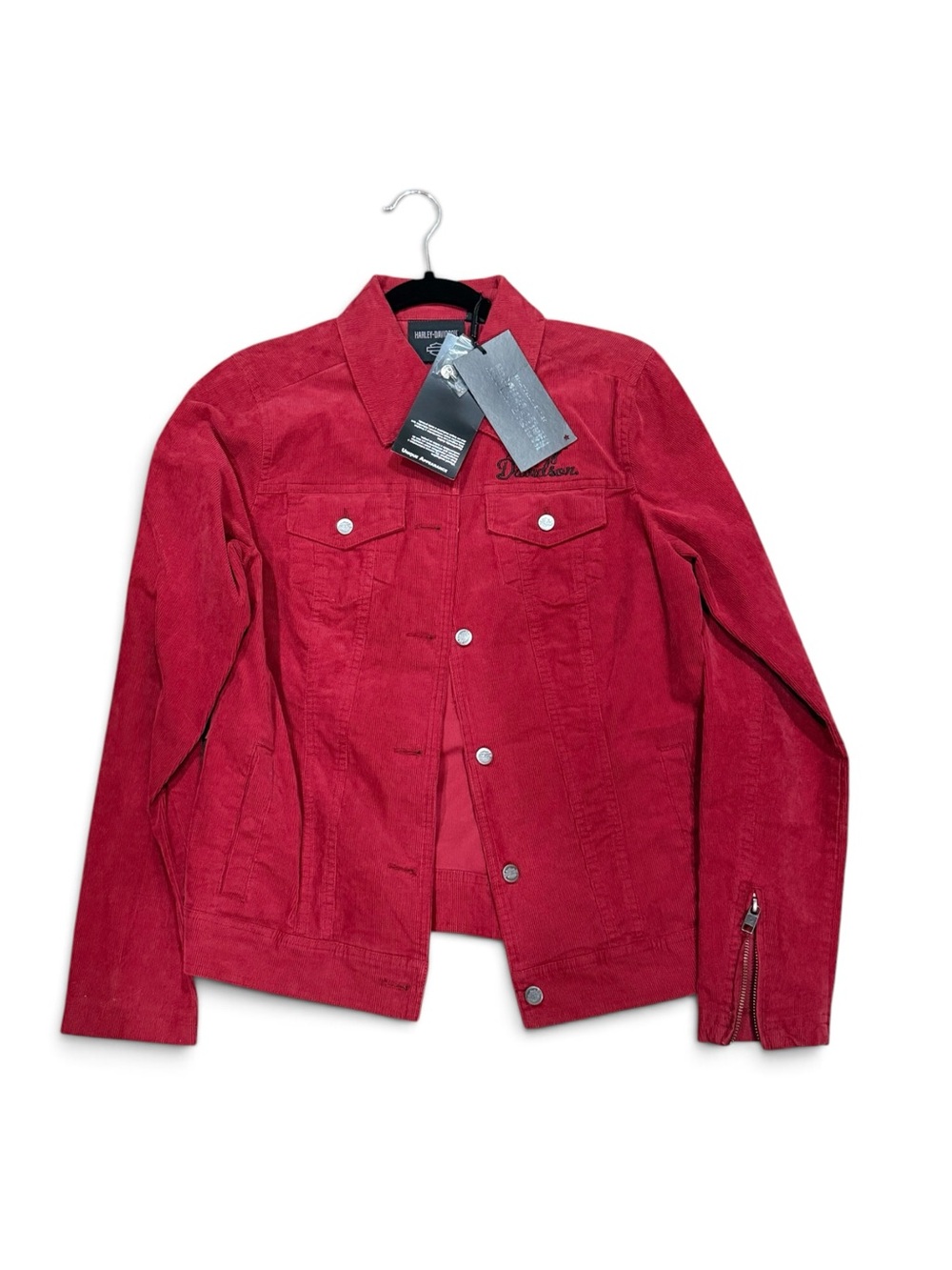 Harley-Davidson Men's Red Corduroy Jacket